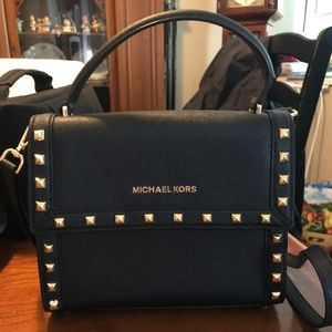 Michael Kors Dillon Studded Medium Top Handle Bag